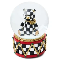 MacKenzie-Childs Courtly Bear Snow Globe< Room Accents