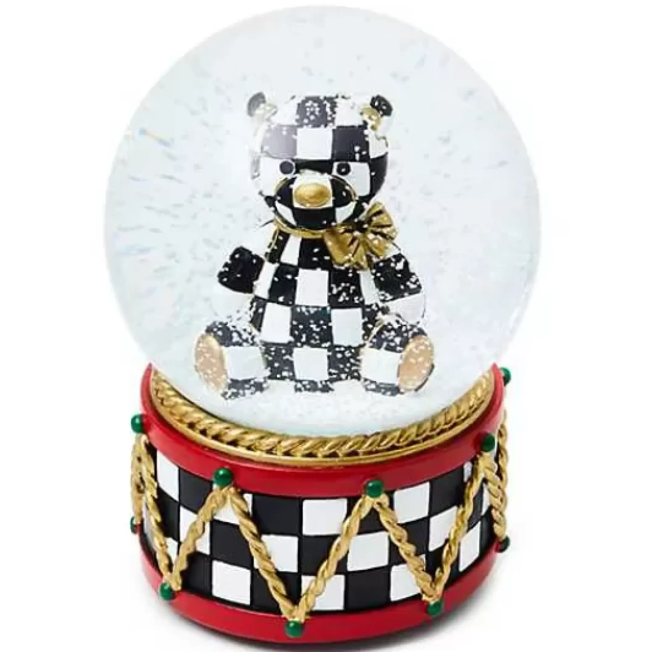 MacKenzie-Childs Courtly Bear Snow Globe< Room Accents