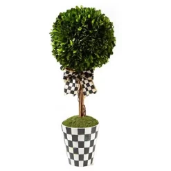 MacKenzie-Childs Courtly Boxwood Topiary Large Drop In< Spring|Greenery & Florals