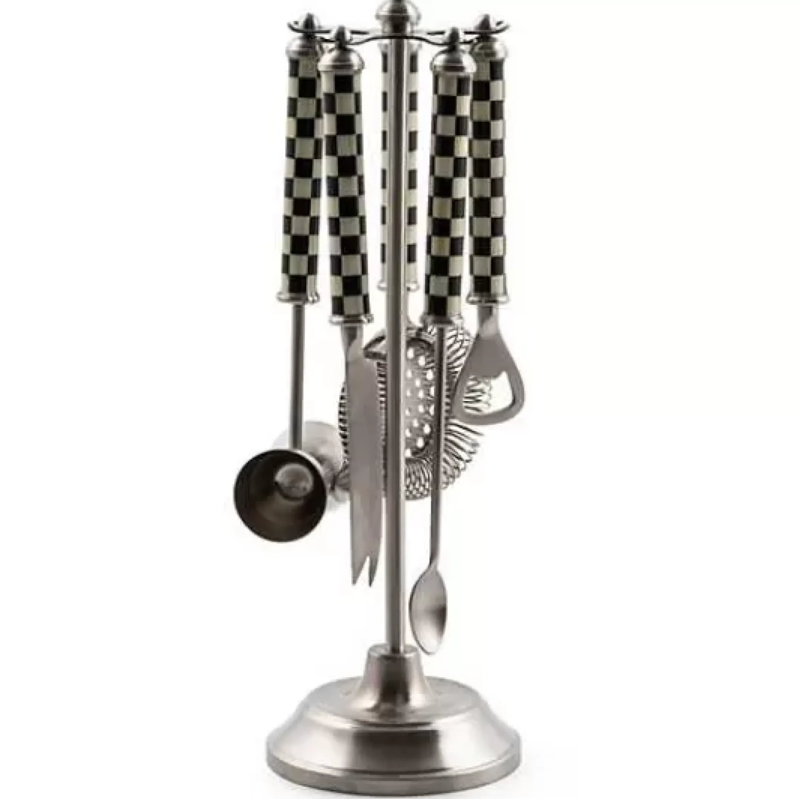 MacKenzie-Childs Courtly Check 3260 Bar Tool Set< Drinkware|Bar Entertaining