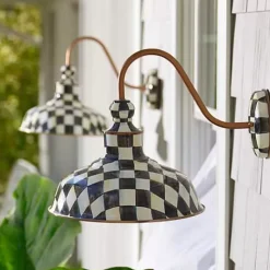 MacKenzie-Childs Courtly Check 12 Barn Sconce< Lighting