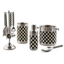 MacKenzie-Childs Courtly Check 3260 Cocktail Shaker< Drinkware|Bar Entertaining