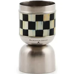 MacKenzie-Childs Courtly Check 3260 Jigger< Fall Entertaining|Bar Entertaining