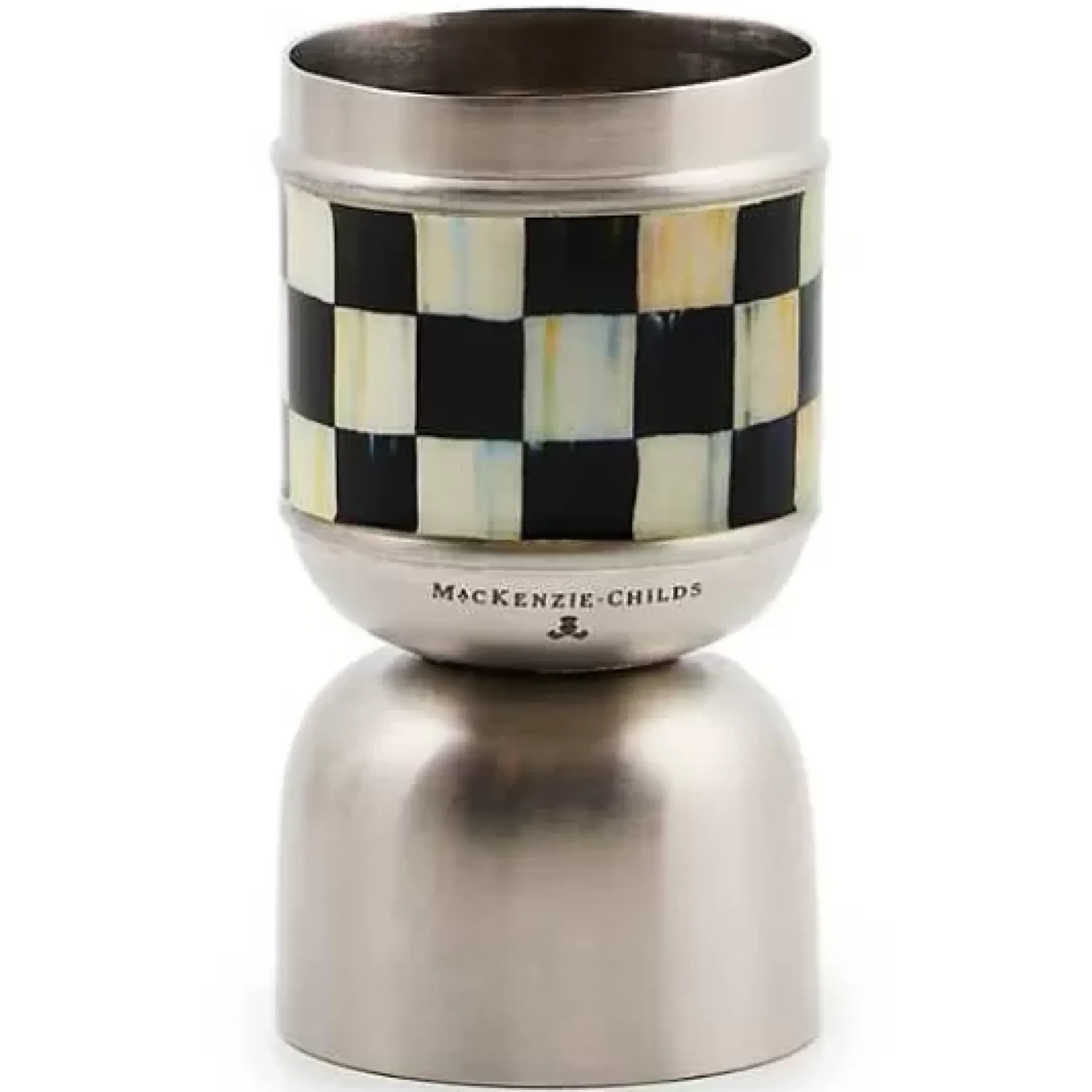MacKenzie-Childs Courtly Check 3260 Jigger< Fall Entertaining|Bar Entertaining