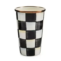MacKenzie-Childs Courtly Check 10 Ounce Tumbler< Drinkware|Bar Entertaining