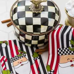 MacKenzie-Childs Courtly Check 2.5 Quart Saucepan< Fall Entertaining|Cookware & Bakeware