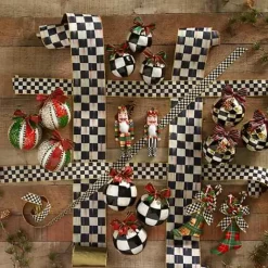 MacKenzie-Childs Courtly Check 2 Ribbon< Holiday|Finishing Touches