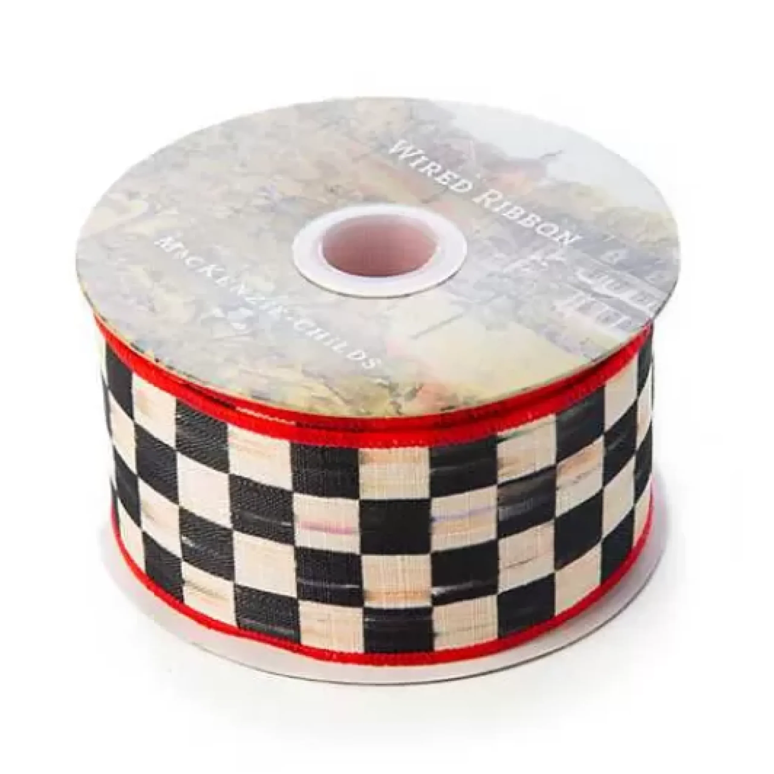 MacKenzie-Childs Courtly Check 2 Ribbon - Red< Holiday|Finishing Touches