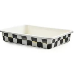 MacKenzie-Childs Courtly Check 9 x 13 Baking Pan< Cookware & Bakeware