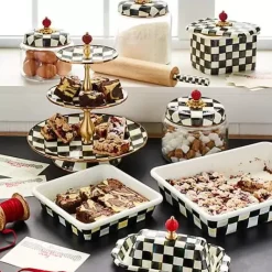MacKenzie-Childs Courtly Check 9 x 13 Baking Pan< Cookware & Bakeware