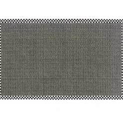 MacKenzie-Childs Courtly Check 6' x 9' Grey Sisal Rug< Rugs