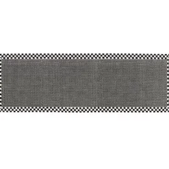 MacKenzie-Childs Courtly Check 2'6 x 9' Grey Sisal Runner Rug< Rugs