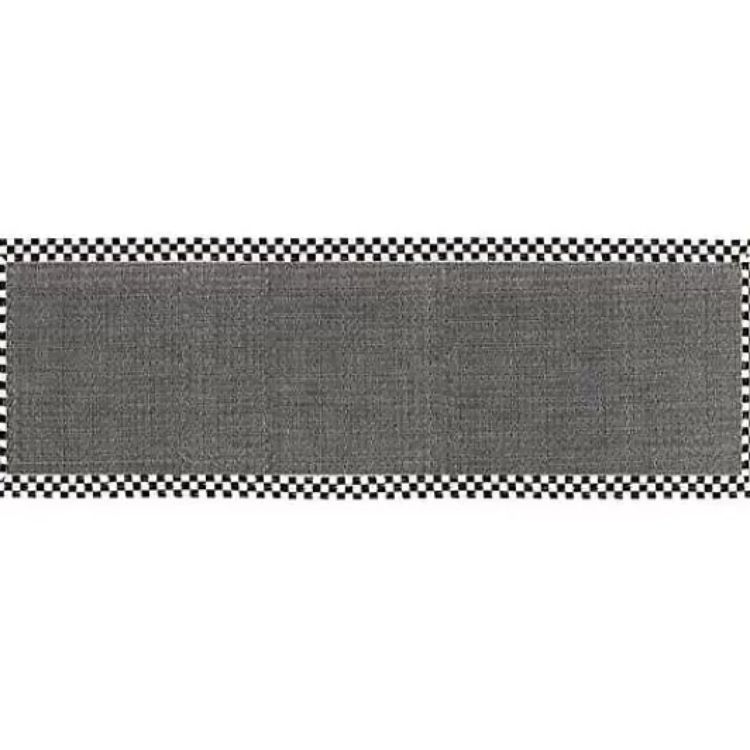 MacKenzie-Childs Courtly Check 2'6 x 9' Grey Sisal Runner Rug< Rugs