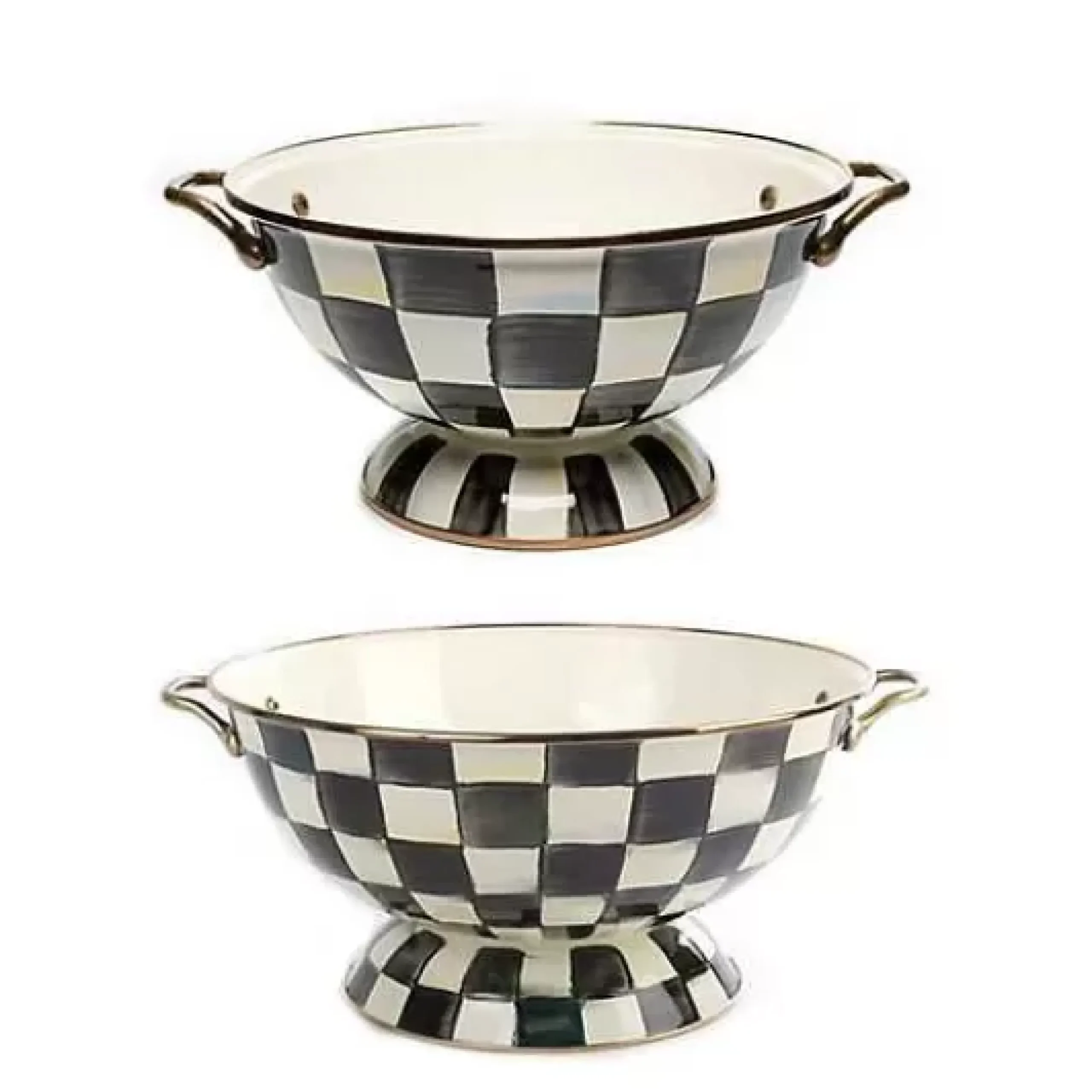 MacKenzie-Childs Courtly Check Almost Everything Bowls, Set of 2< Kitchen & Dining Sets|Serveware