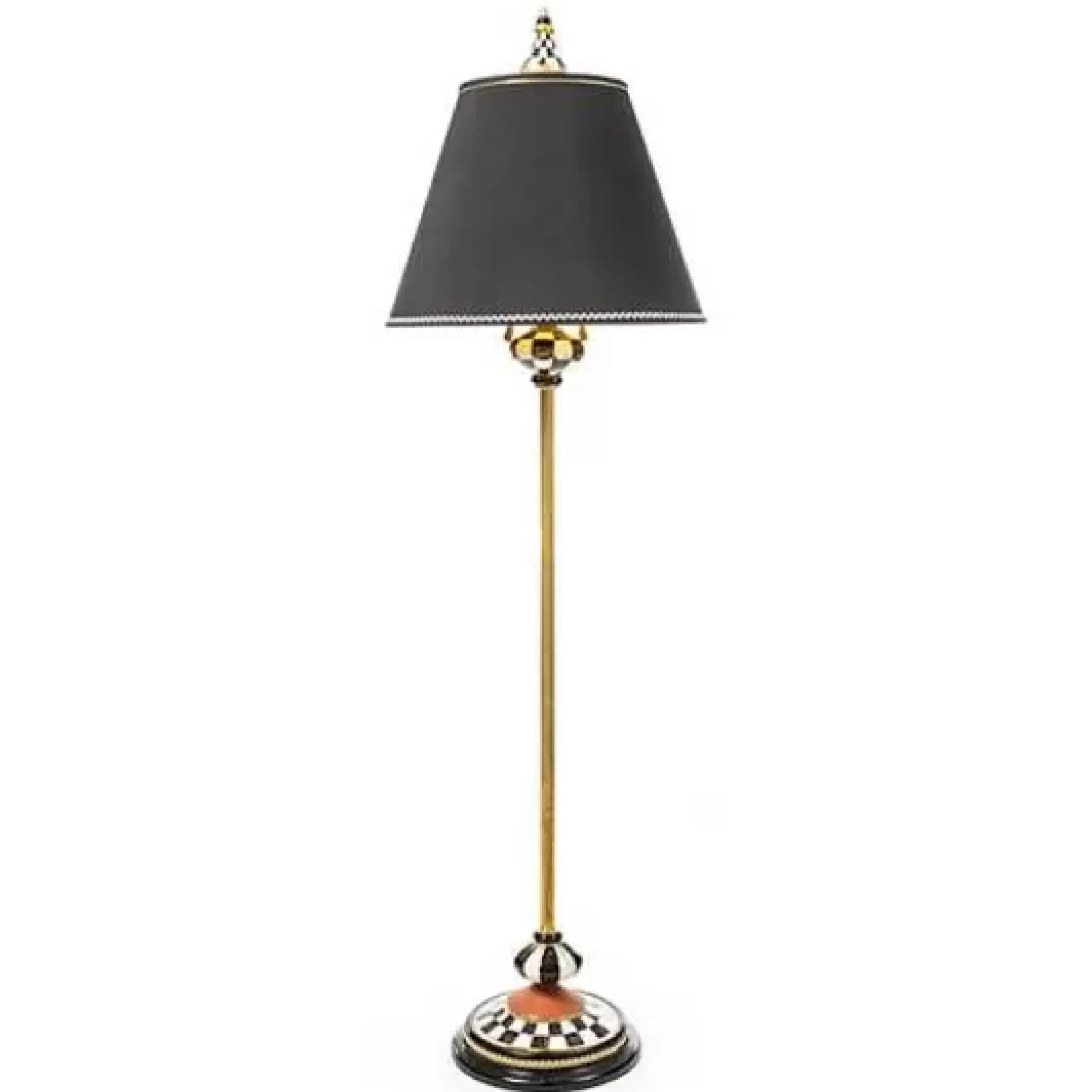 MacKenzie-Childs Courtly Check Atelier Floor Lamp< Lighting