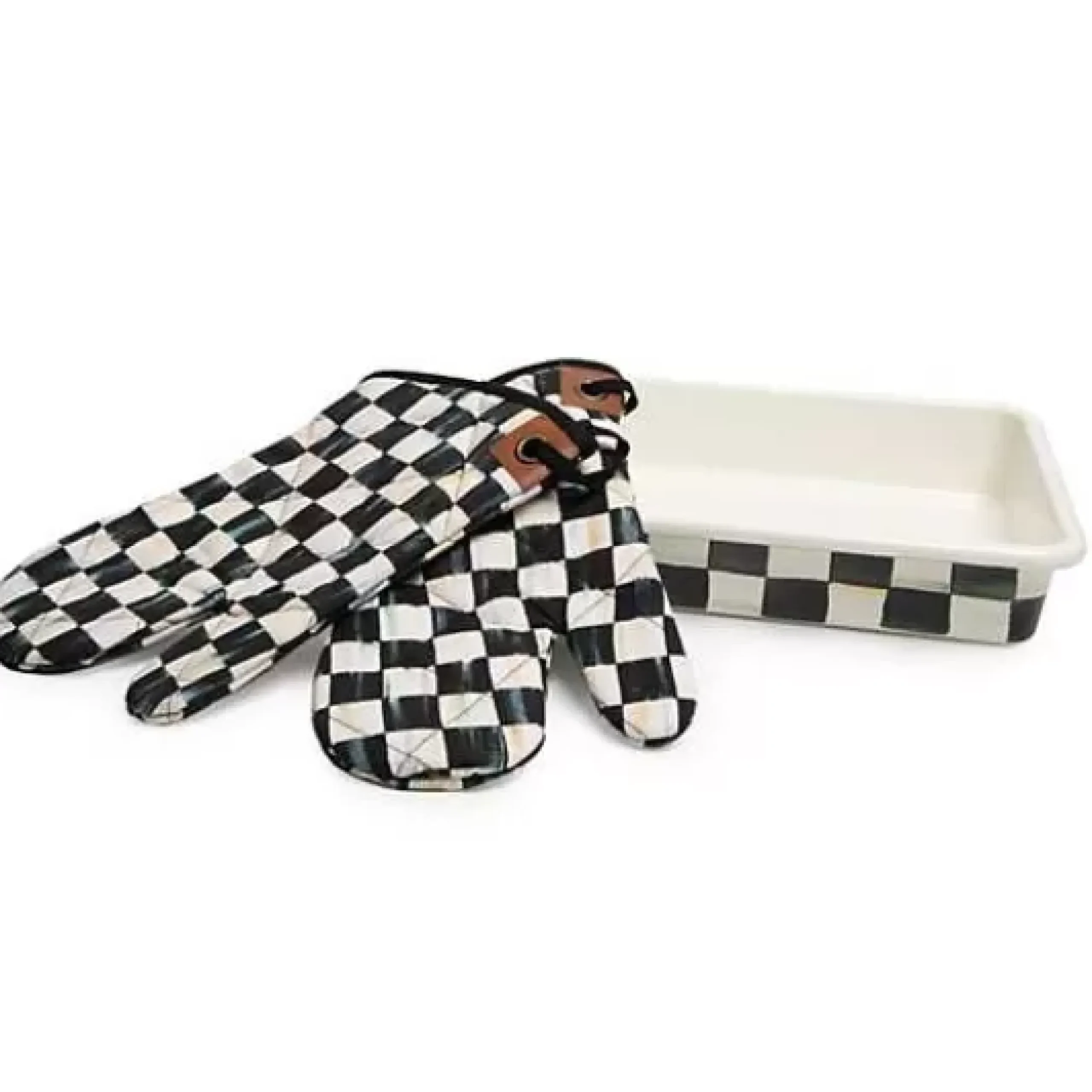 MacKenzie-Childs Courtly Check Baking Set< Cookware & Bakeware