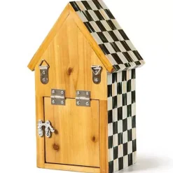 MacKenzie-Childs Courtly Check Bee House< Spring|Outdoor