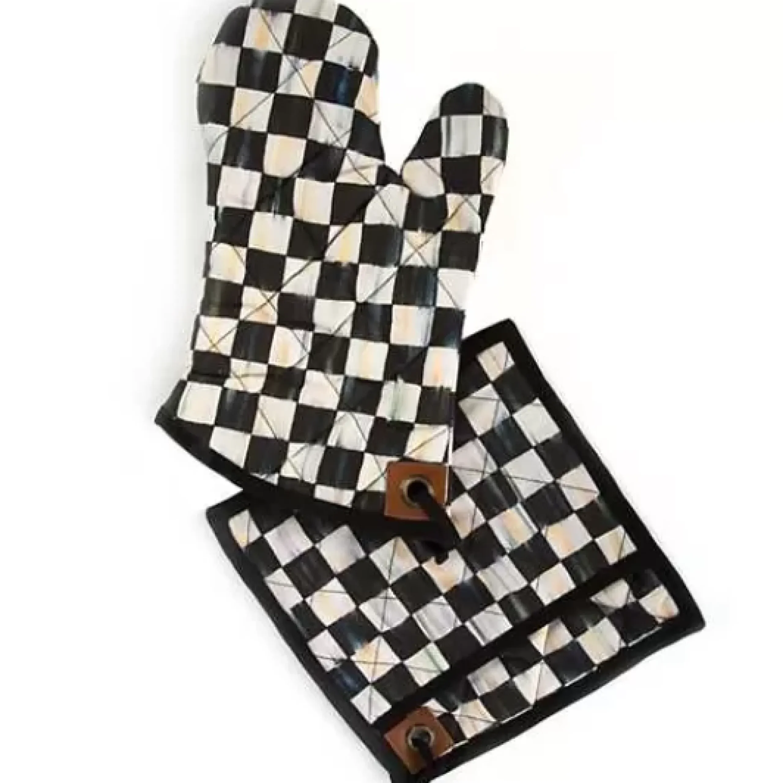 MacKenzie-Childs Courtly Check Bistro Oven Mitt< Kitchen & Table Linens