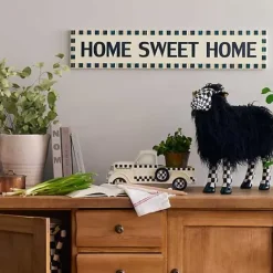 MacKenzie-Childs Courtly Check Black Sheep - Small< Spring|Room Accents