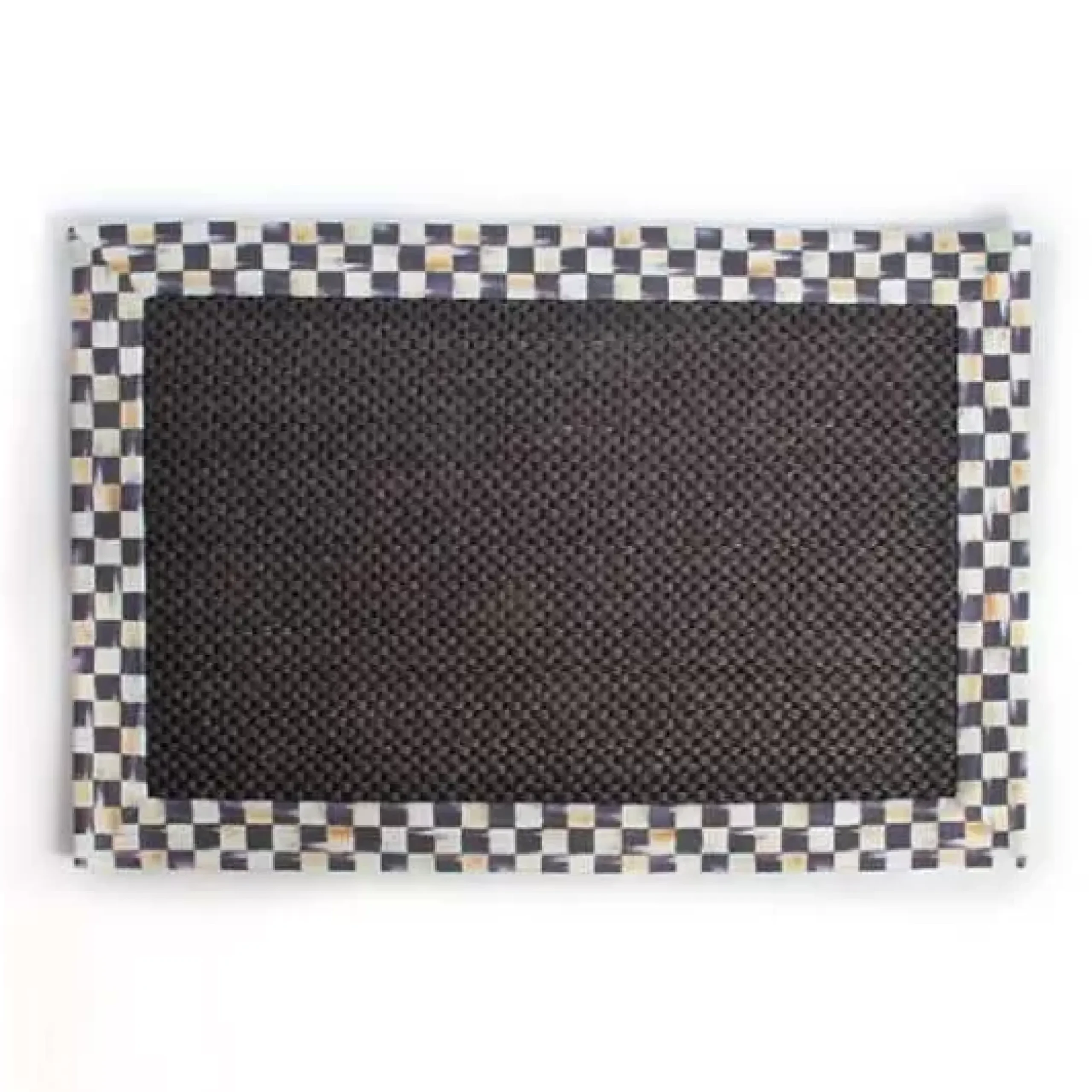 MacKenzie-Childs Courtly Check Black Sisal 2' x 3' Rug< Rugs