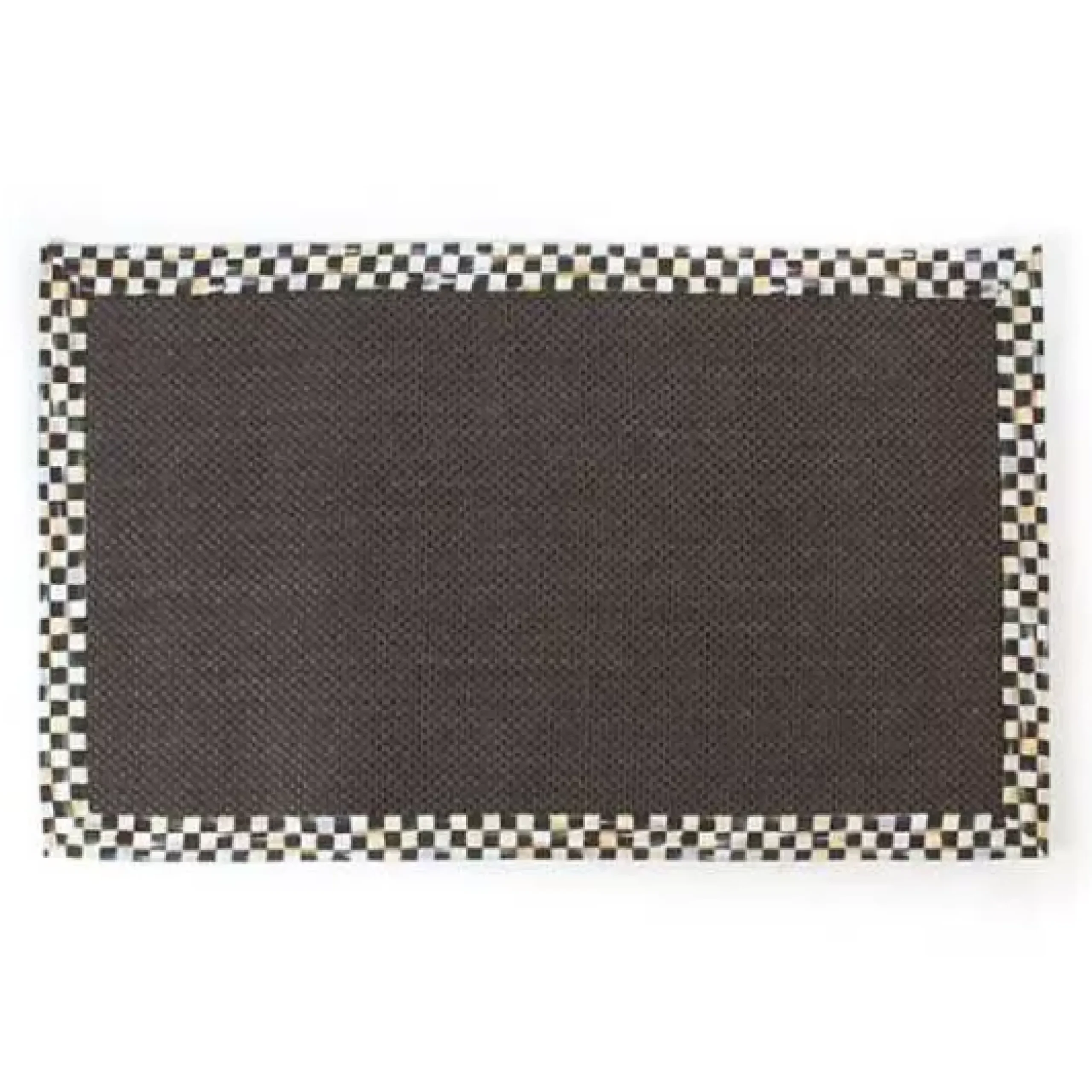 MacKenzie-Childs Courtly Check Black Sisal 3' x 5' Rug< Rugs