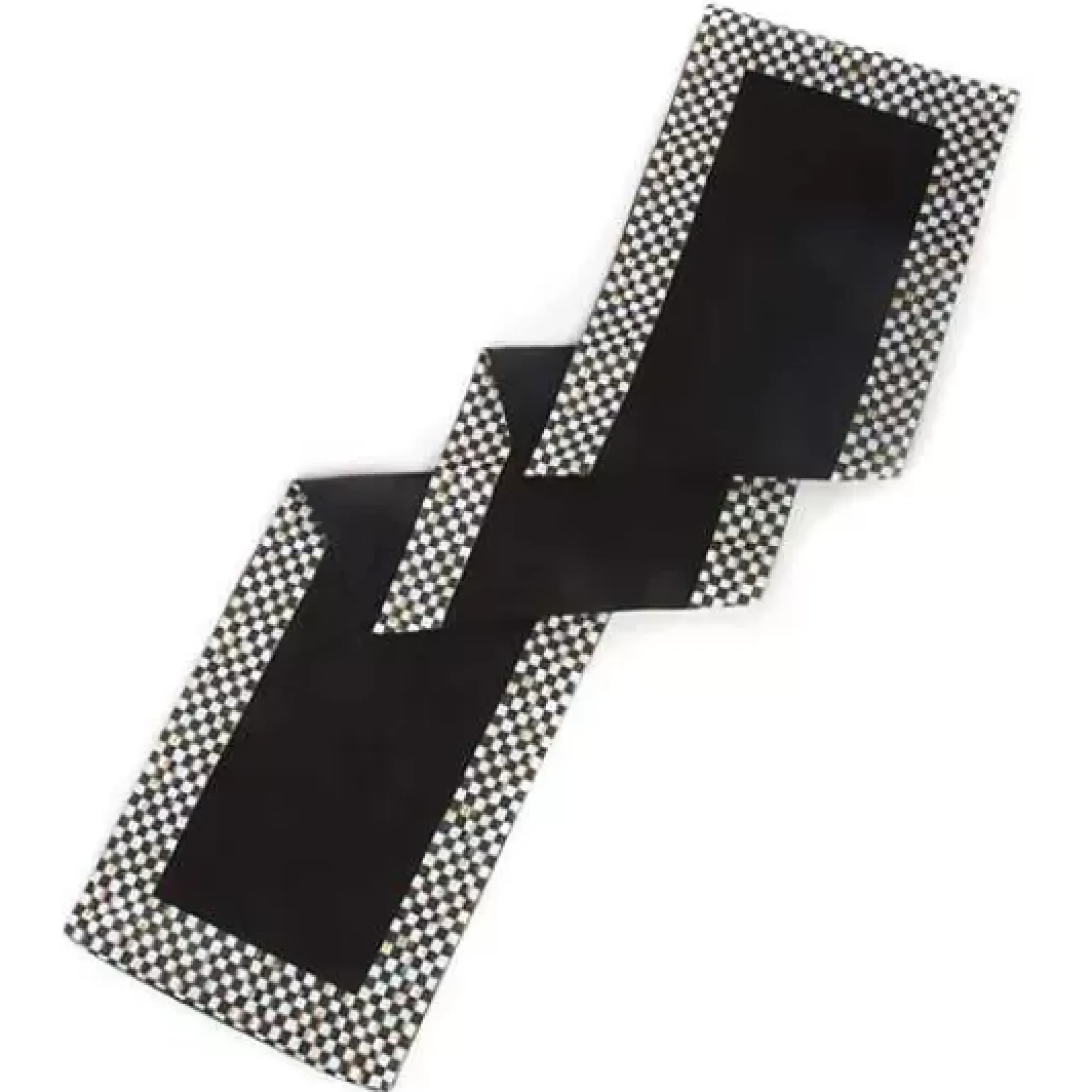 MacKenzie-Childs Courtly Check Black Table Runner< Kitchen & Table Linens