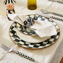 MacKenzie-Childs Courtly Check Breakfast Bowl< Dinnerware & Flatware