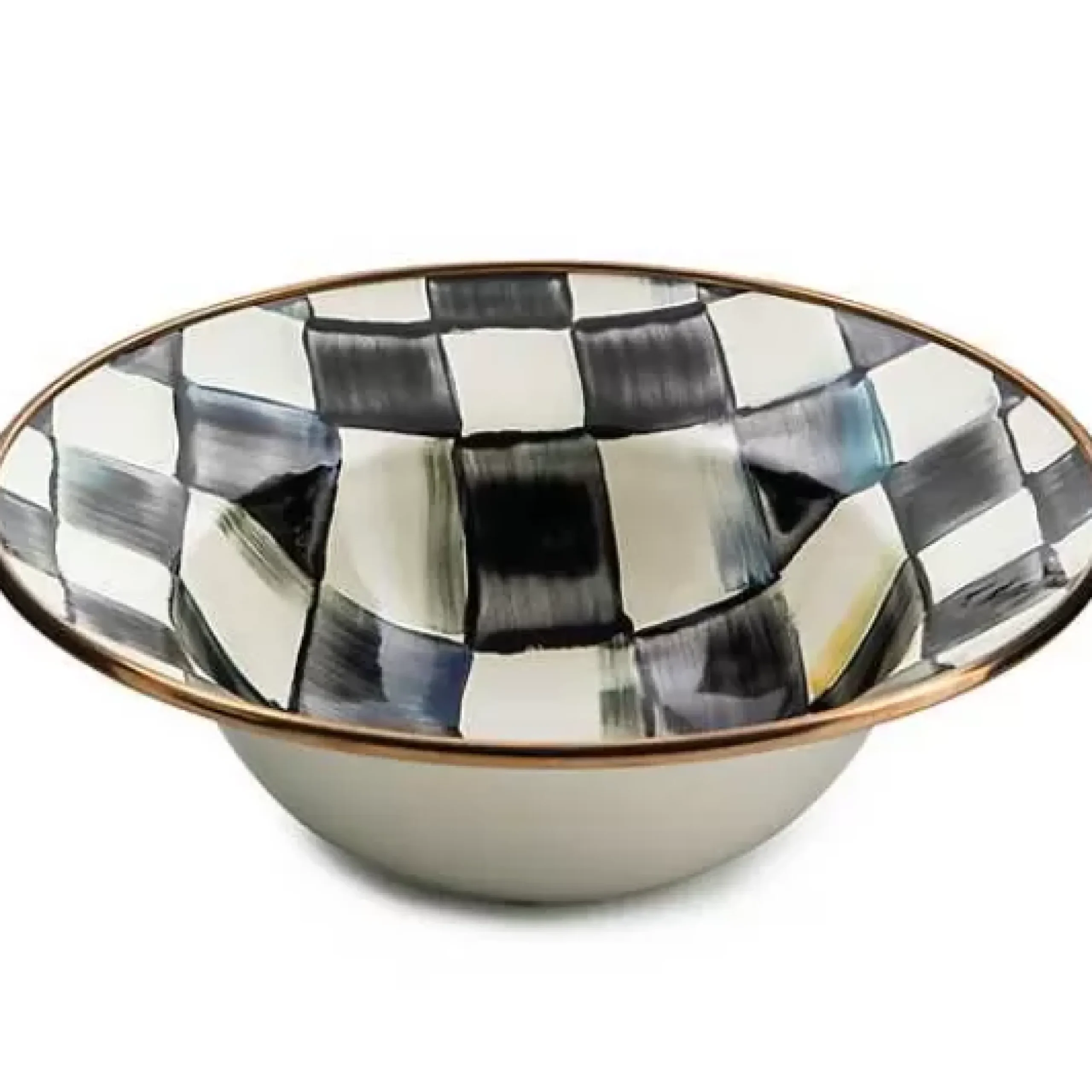 MacKenzie-Childs Courtly Check Breakfast Bowl< Dinnerware & Flatware