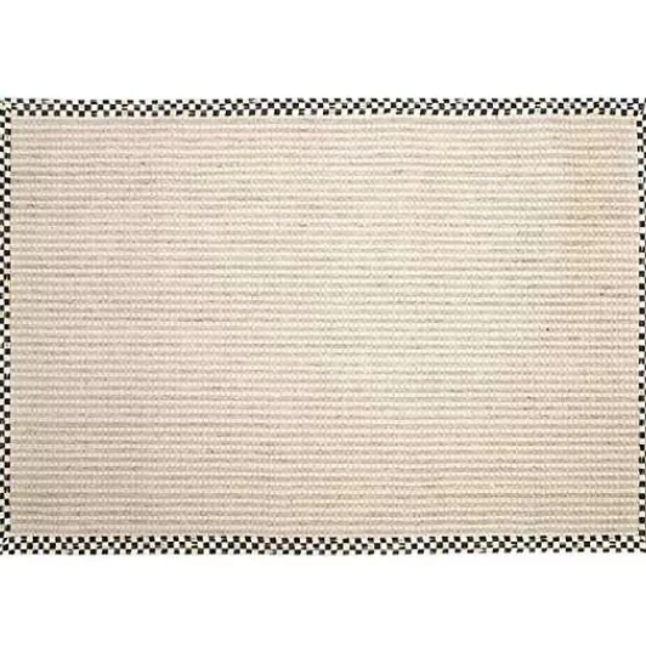MacKenzie-Childs Courtly Check Cable Wool Sisal 6' x 9' Rug< Rugs