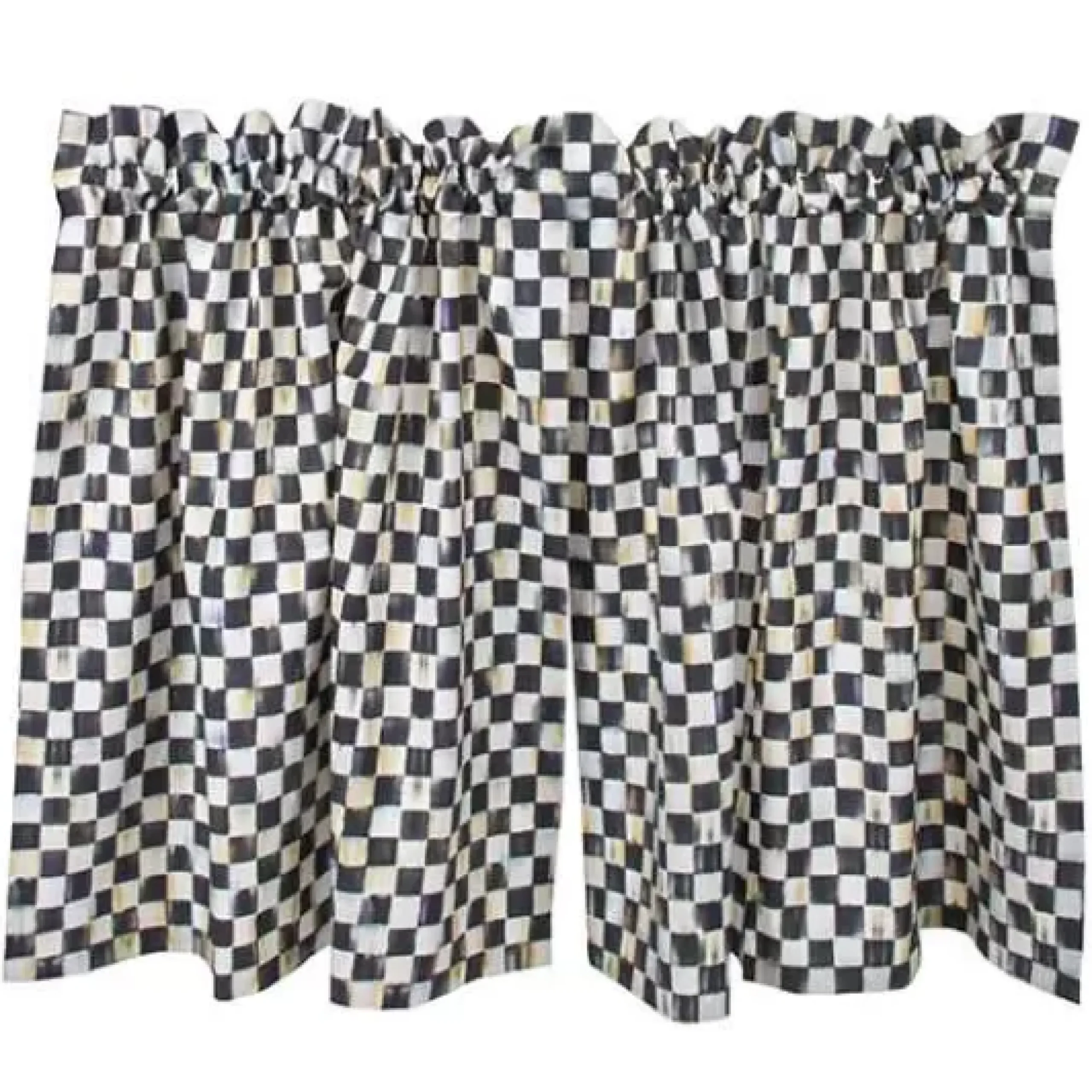 MacKenzie-Childs Courtly Check Cafe Curtains, Set of 2< Room Accents