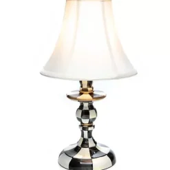 MacKenzie-Childs Courtly Check Candlestick Lamp< Lighting