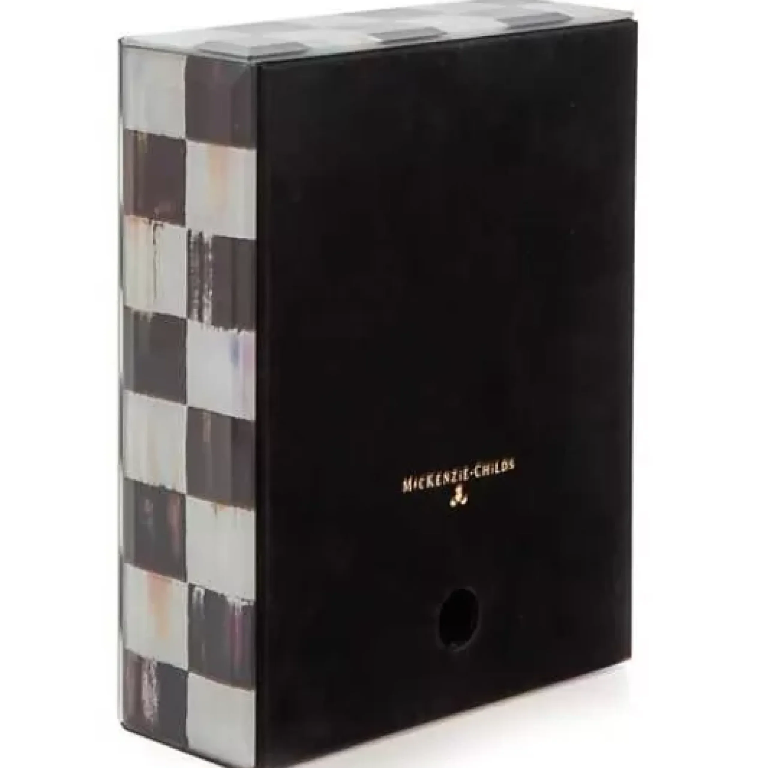 MacKenzie-Childs Courtly Check Carriage Clock< Room Accents