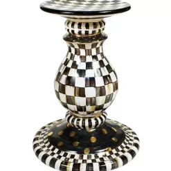 MacKenzie-Childs Courtly Check Ceramic Pedestal Table Base< Dining Room & Kitchen