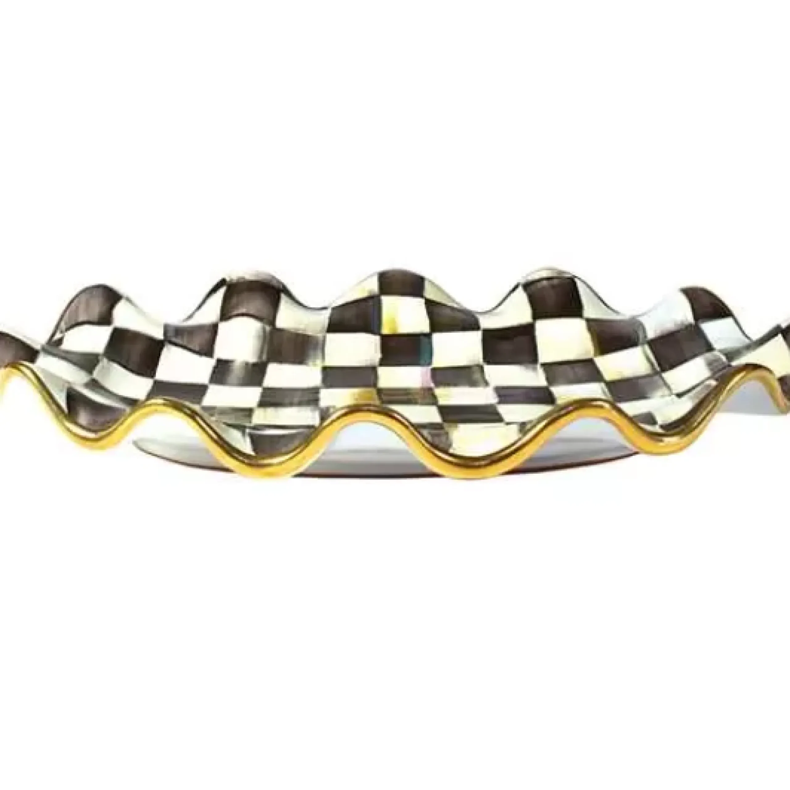 MacKenzie-Childs Courtly Check Ceramic Serving Platter< Serveware