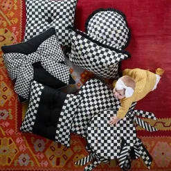 MacKenzie-Childs Courtly Check Chair Cushion< Pillows, Throws, & Cushions
