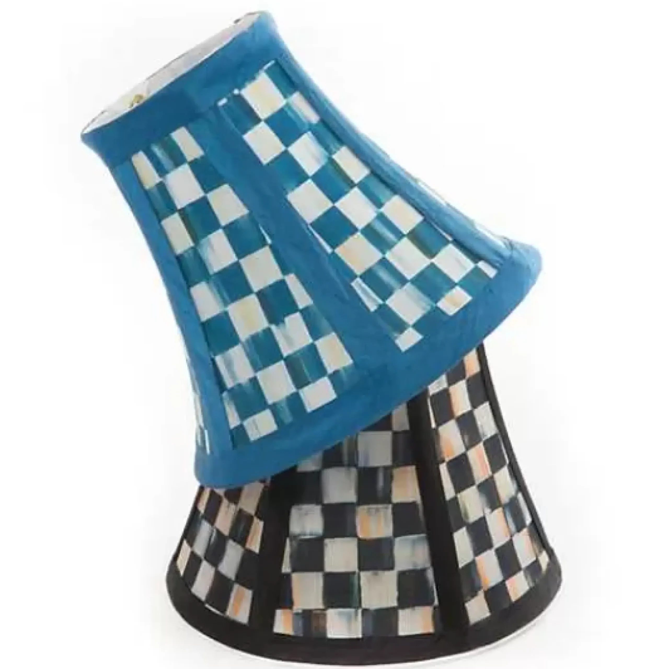 MacKenzie-Childs Courtly Check Chandelier Shade< Lighting|Room Accents