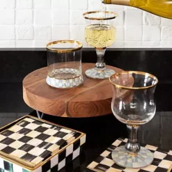 MacKenzie-Childs Courtly Check Cocktail Paper Napkins< Bar Entertaining