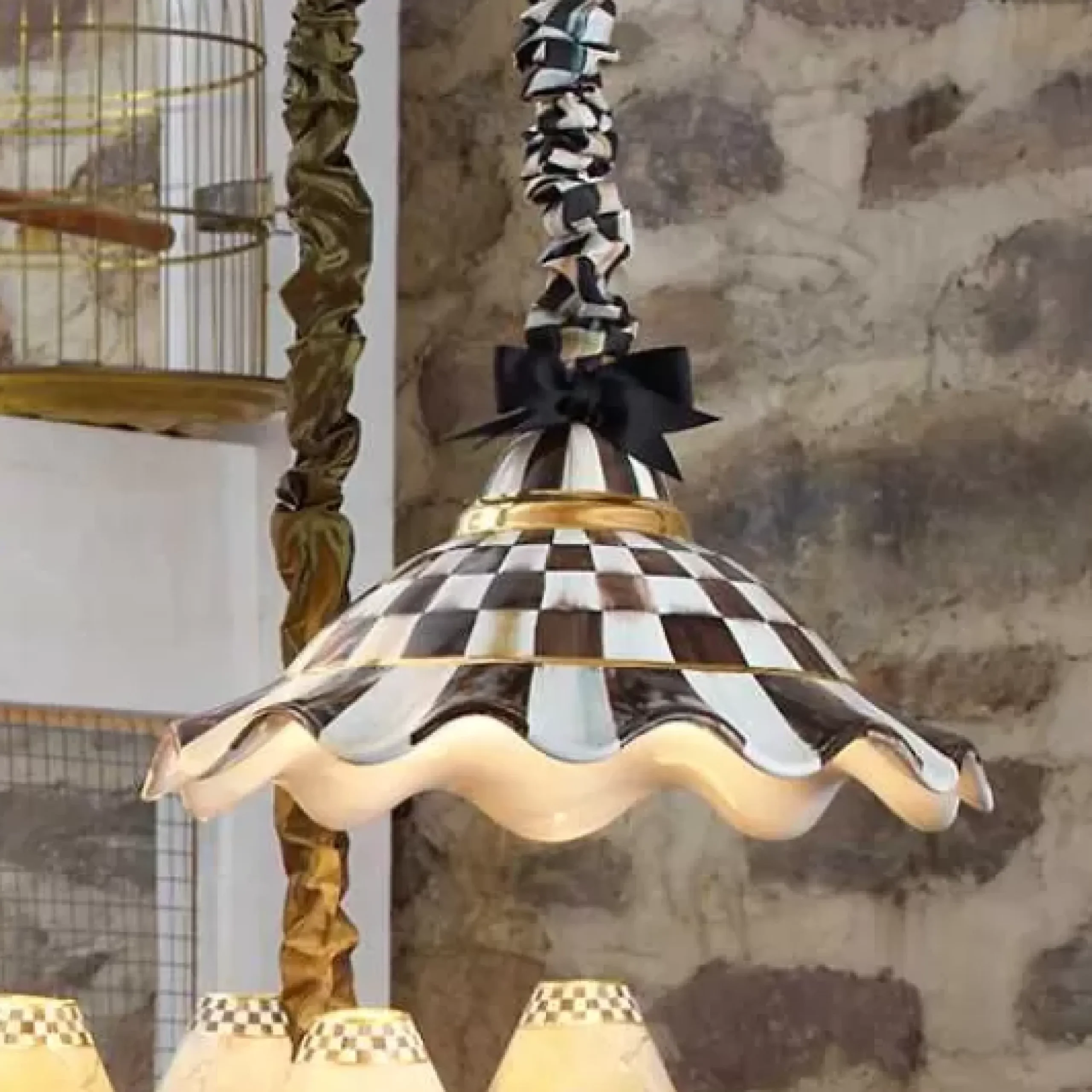 MacKenzie-Childs Courtly Check Cord Cover< Finishing Touches|Room Accents