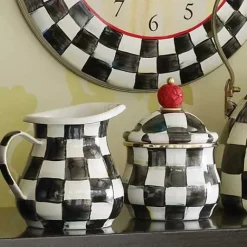 MacKenzie-Childs Courtly Check Creamer< The Coffee Shop|Serveware