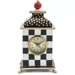 MacKenzie-Childs Courtly Check Desk Clock< Room Accents
