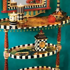 MacKenzie-Childs Courtly Check Desk Clock< Room Accents