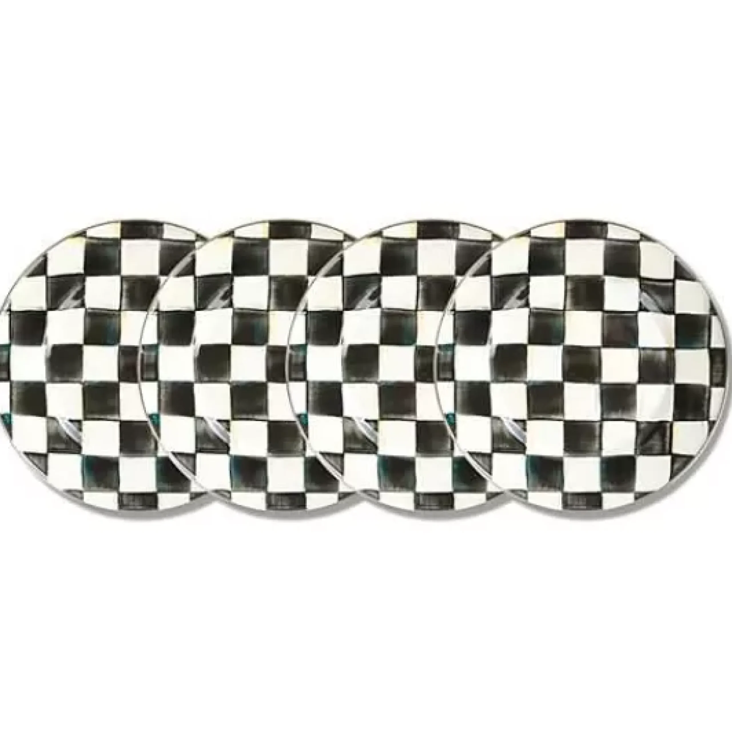 MacKenzie-Childs Courtly Check Dinner Plates, Set of 4< Kitchen & Dining Sets|Fall Entertaining