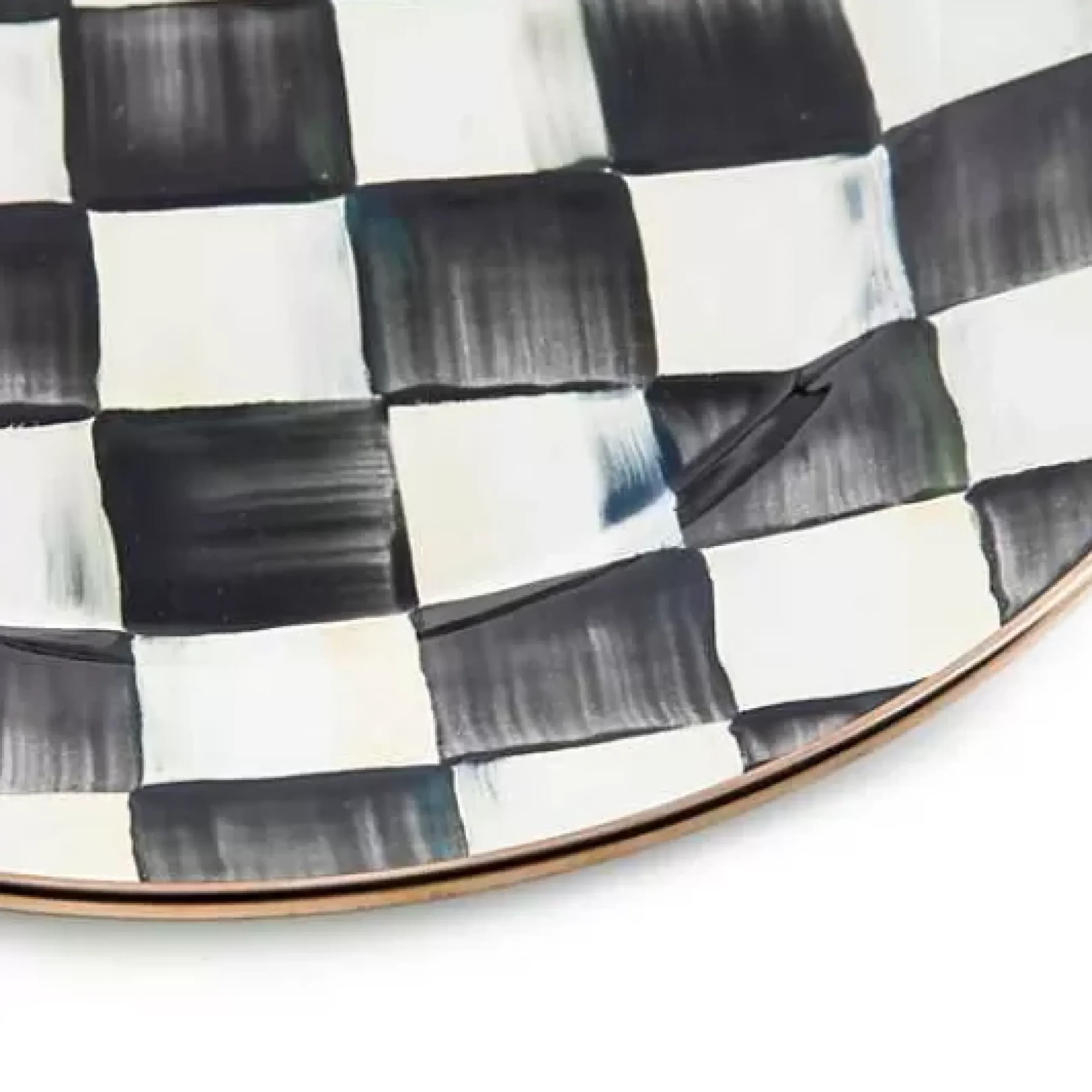 MacKenzie-Childs Courtly Check Dinner Plate< Dinnerware & Flatware