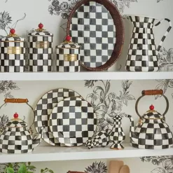 MacKenzie-Childs Courtly Check Dinner Plate< Dinnerware & Flatware