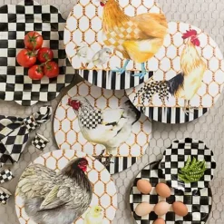 MacKenzie-Childs Courtly Check Egg Plate< Easter|Spring