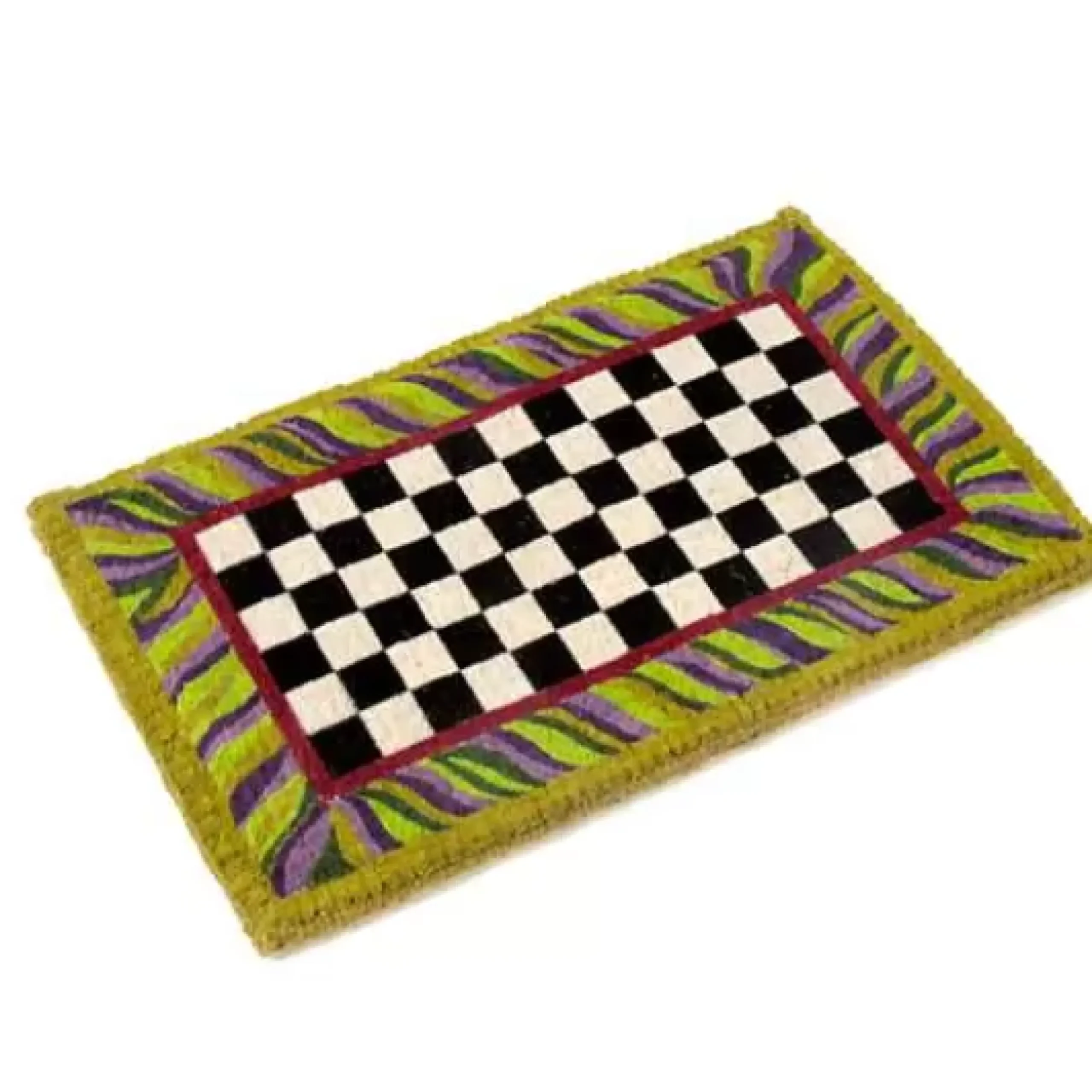MacKenzie-Childs Courtly Check Entrance Mat< Outdoor|Rugs