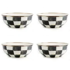 MacKenzie-Childs Courtly Check Everyday Bowls, Set of 4< Kitchen & Dining Sets|Fall Entertaining