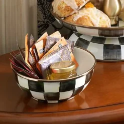 MacKenzie-Childs Courtly Check Everyday Bowl< Bar Entertaining|Dinnerware & Flatware