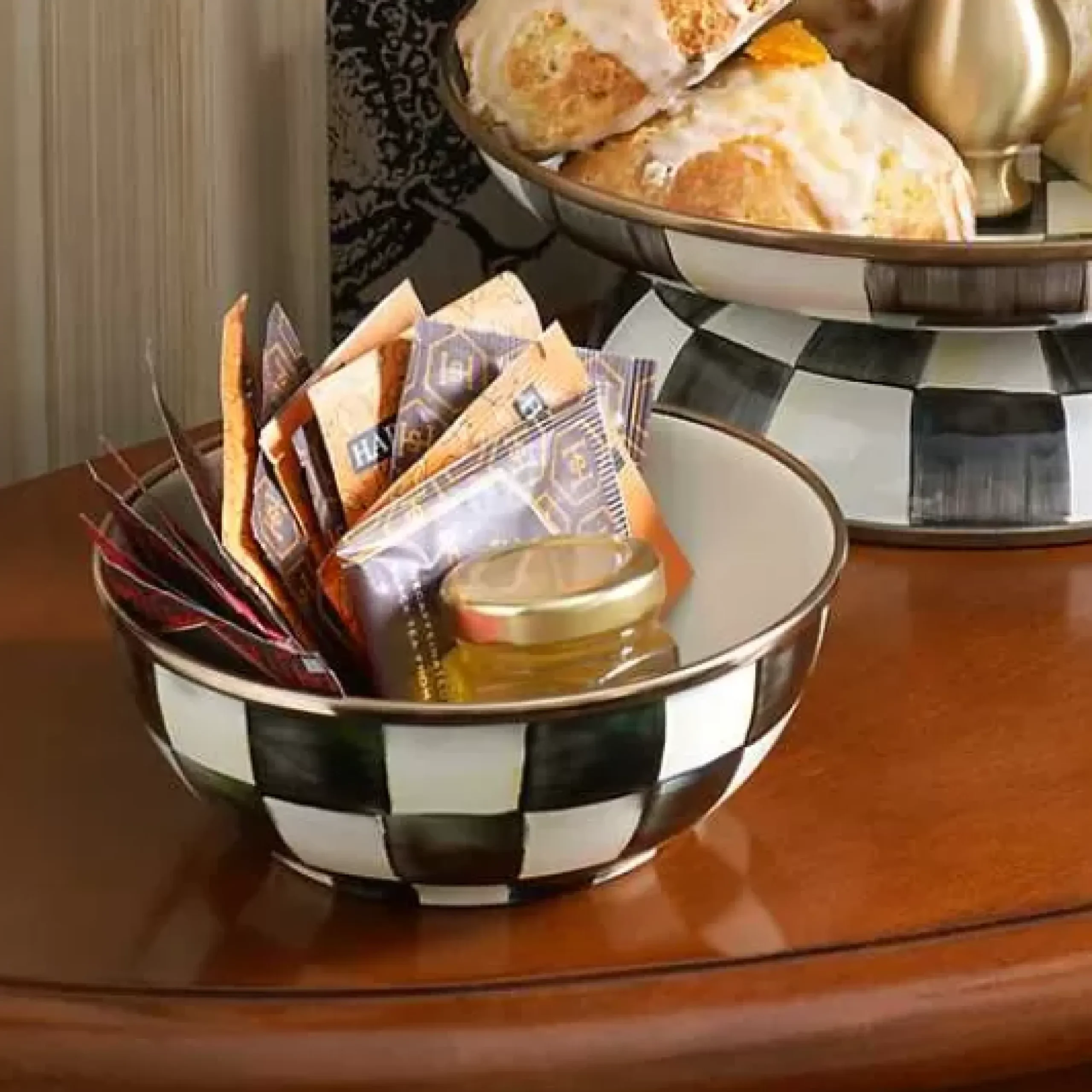 MacKenzie-Childs Courtly Check Everyday Bowl< Bar Entertaining|Dinnerware & Flatware