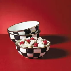 MacKenzie-Childs Courtly Check Everyday Bowl< Bar Entertaining|Dinnerware & Flatware
